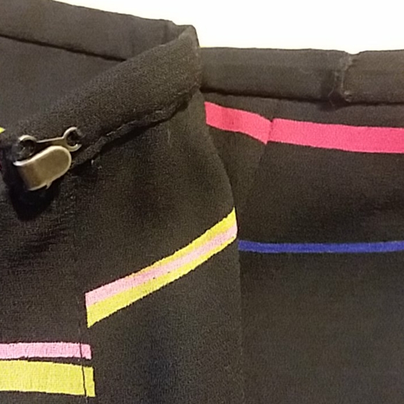 Vintage Judith Hart Collection Striped Wrap Maxi Skirt Size Medium - Picture 8 of 16